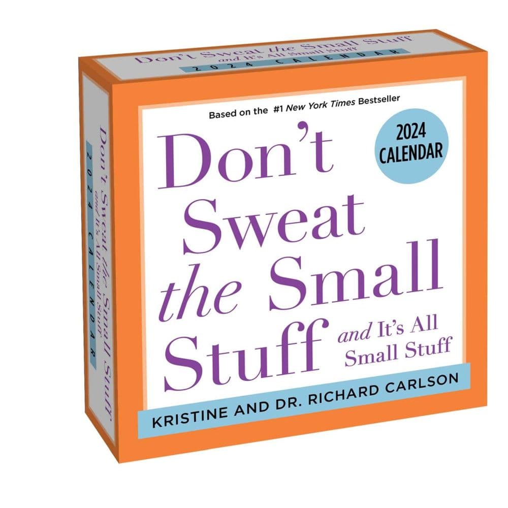 Dont Sweat the Small Stuff 2024 Desk Calendar