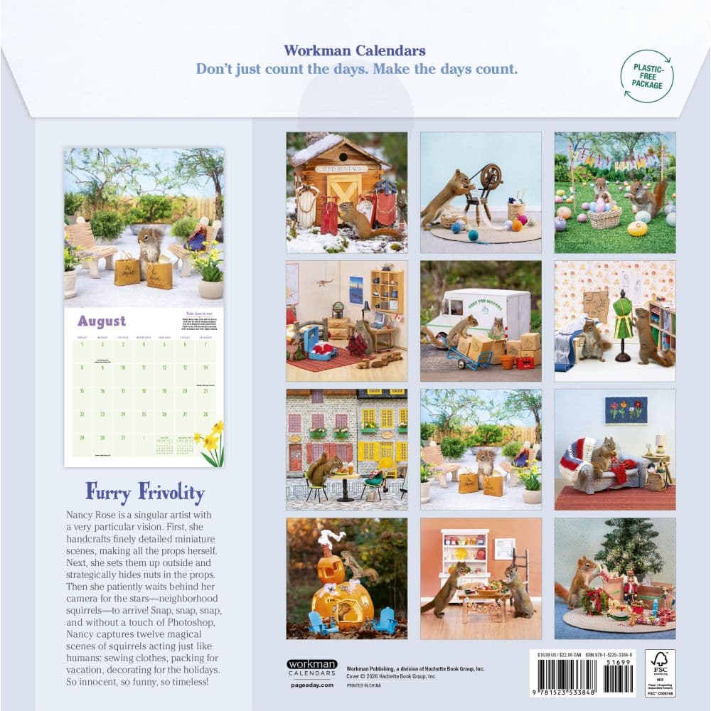 Secret Life of Squirrels 2027 Wall Calendar First Alternate Image