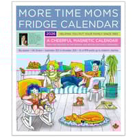 image More Time Moms Fridge Calendar 2026 Magnetic Calendar Main Product Image