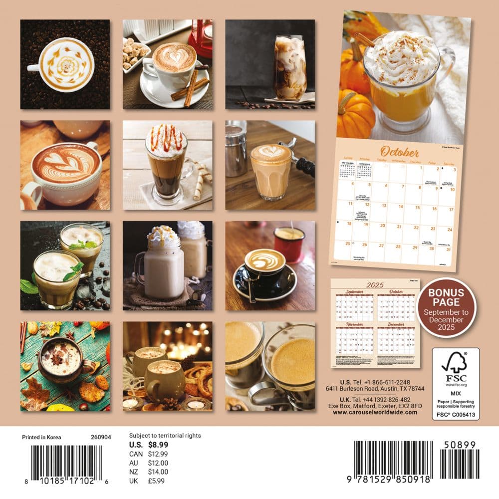 Coffee Special Value 2026 Mini Wall Calendar First Alternate Image