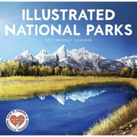image Illustrated National Parks 2027 Wall Calendar Main Product Image