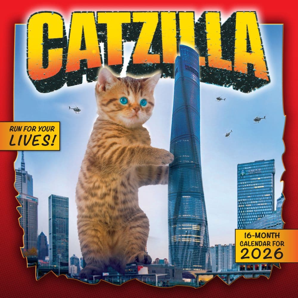 Catzilla 2026 Wall Calendar_Main Image