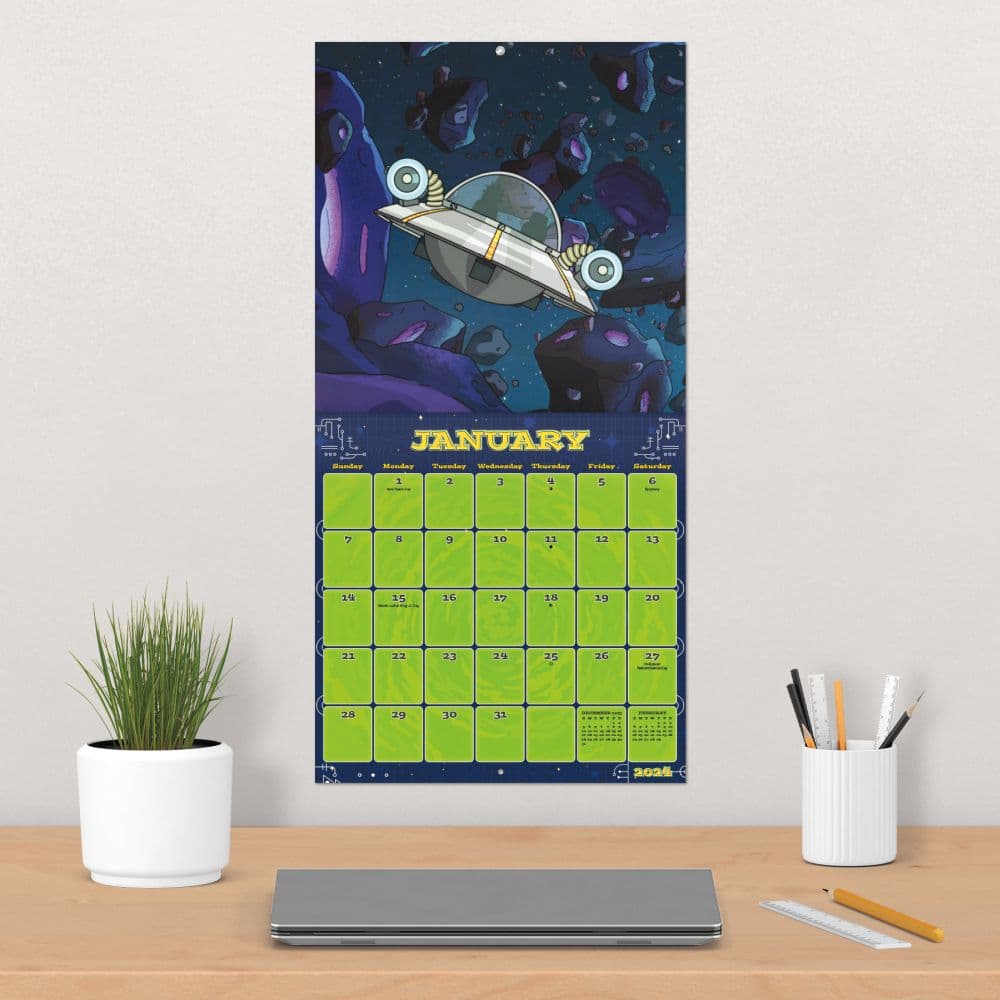 Rick and Morty 2025 Wall Calendar