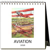 image Aviation 2026 Easel Desk Calendar Main Product Image