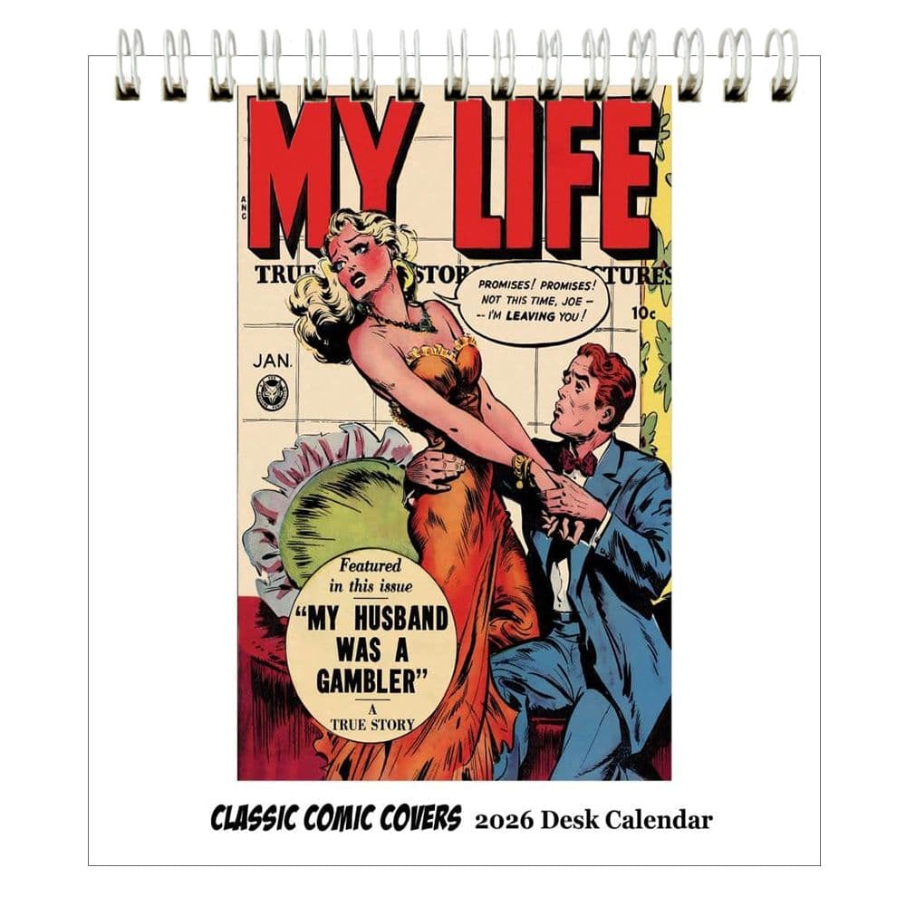 image Classic Comic 2026 Easel Desk Calendar Main Product Image