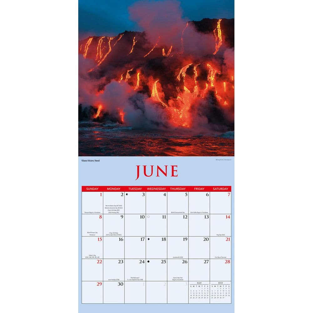 Volcanoes 2025 Wall Calendar Third Alternate Image width=&quot;1000&quot; height=&quot;1000&quot;