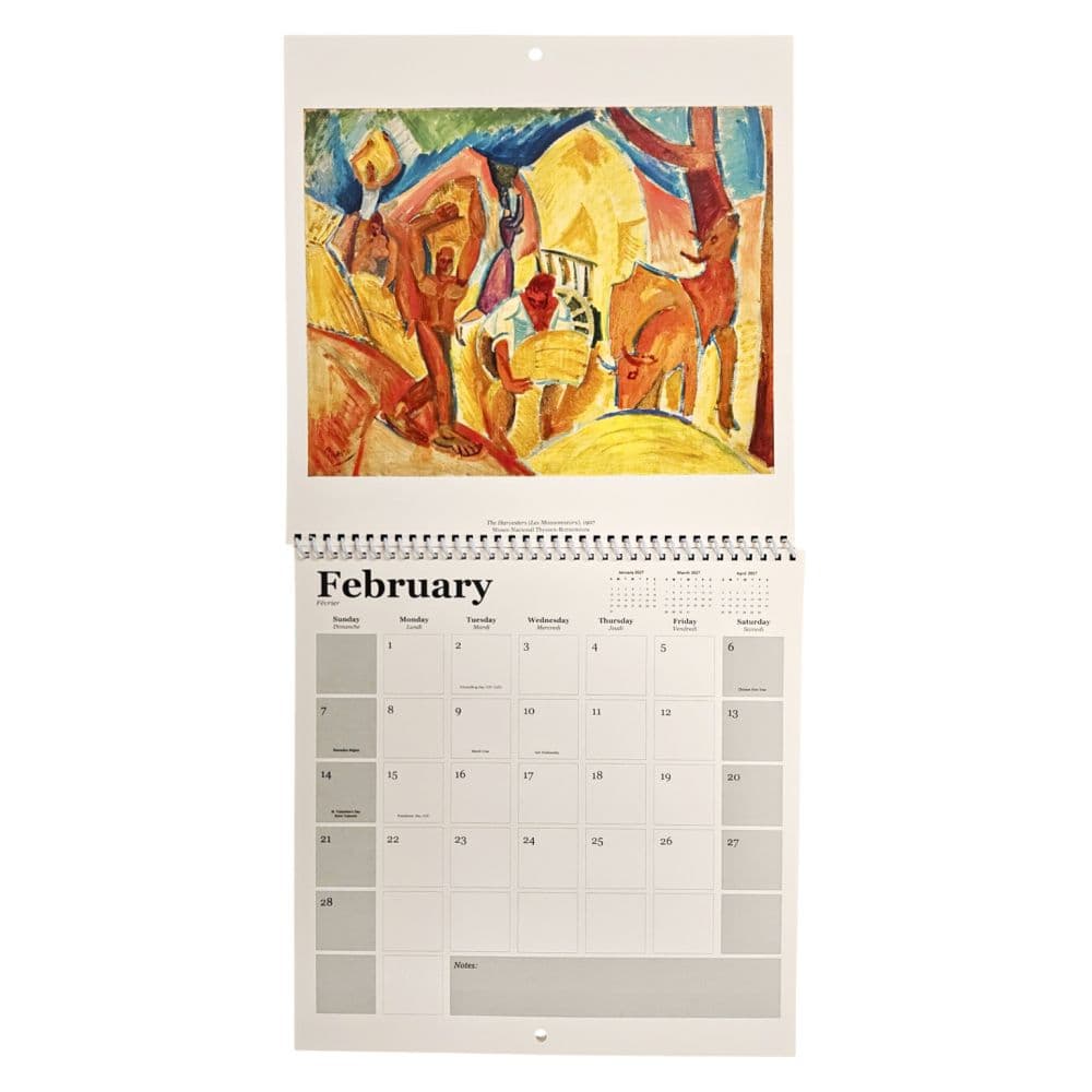 Picasso Square 2027 Wall Calendar Third Alternate Image