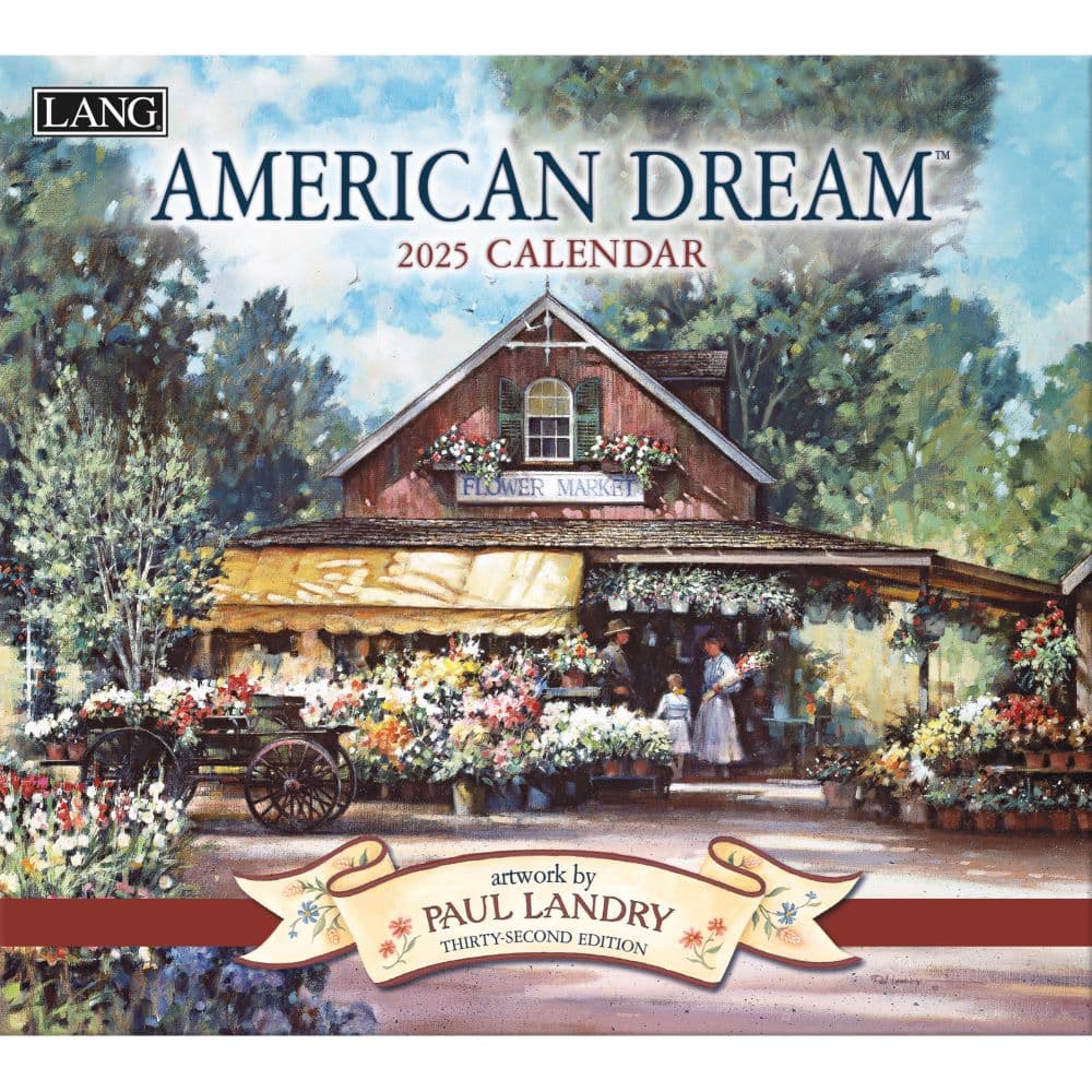 American Dream by Paul Landry 2025 Wall Calendar - Calendars.com