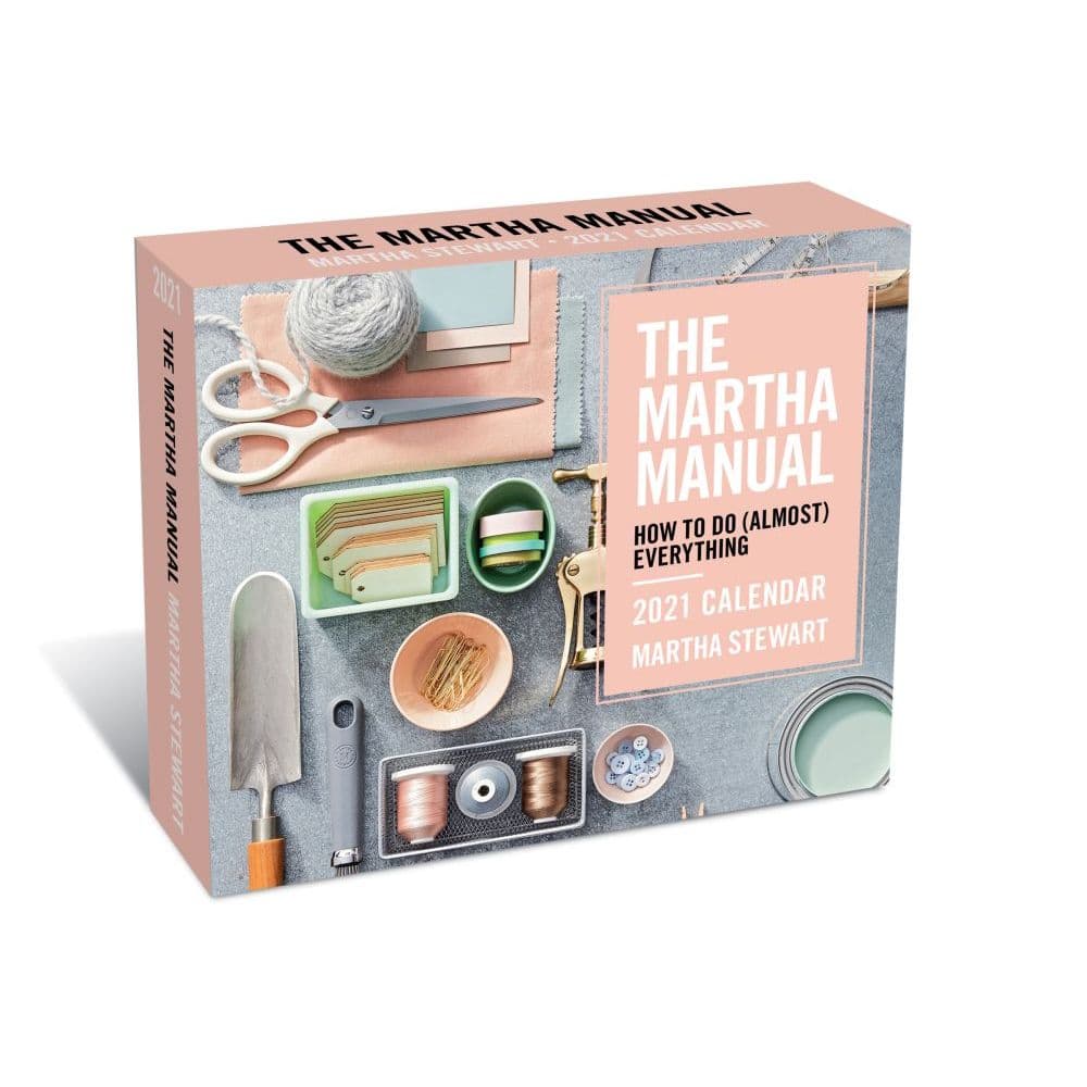 Marthas Manual Deluxe Desk Calendar