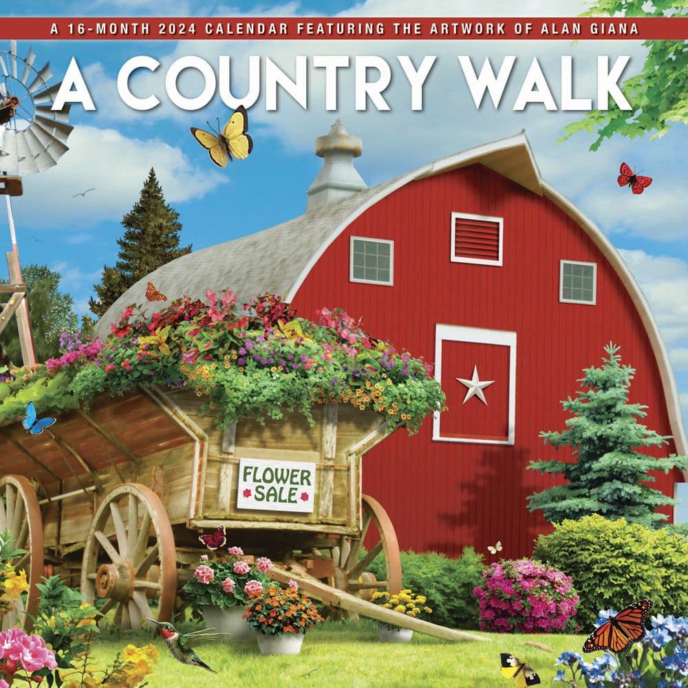 Country Walk 2024 Wall Calendar Main Product Image width=&quot;1000&quot; height=&quot;1000&quot;