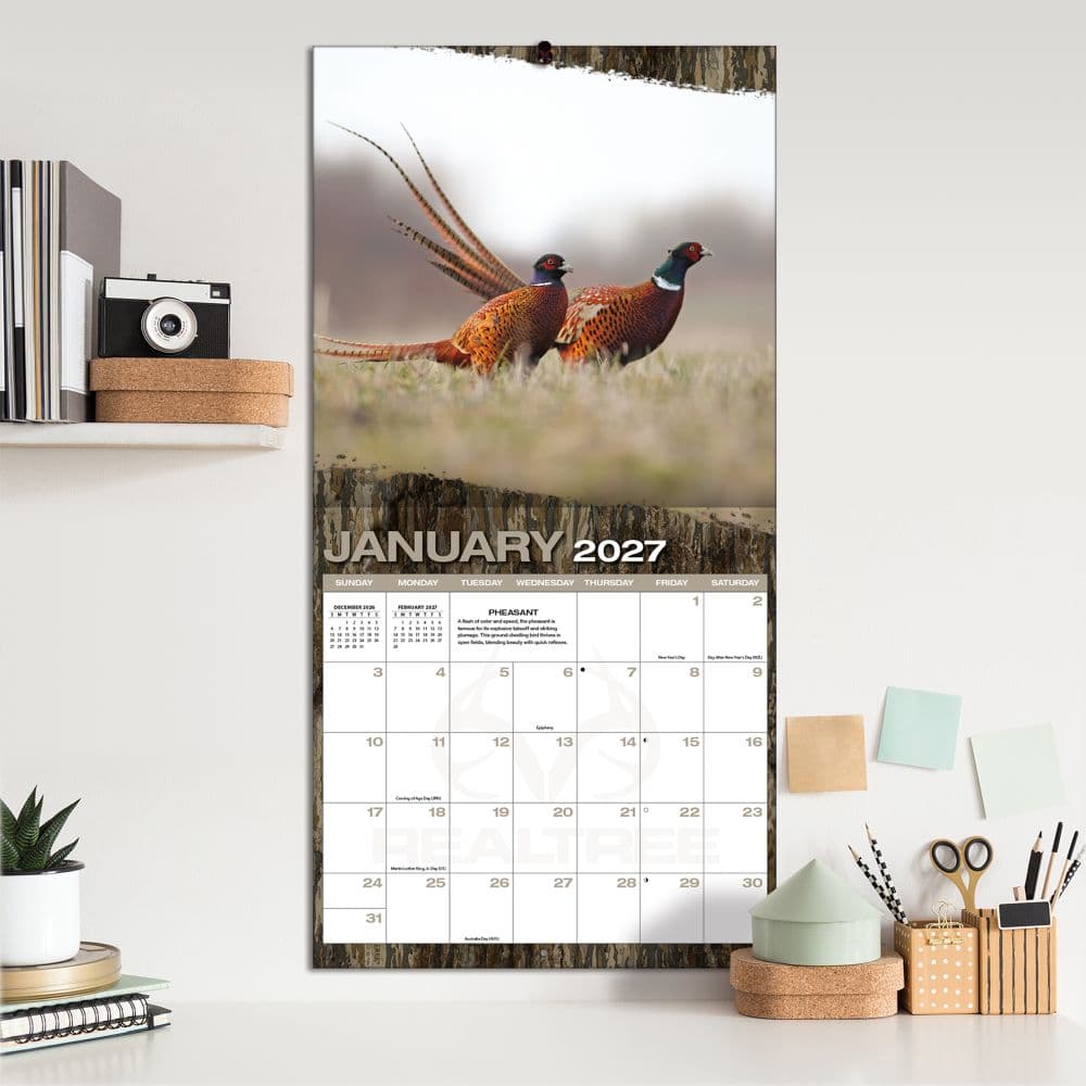 Realtree Hidden Hunter 2027 Wall Calendar Fifth Alternate 
Image