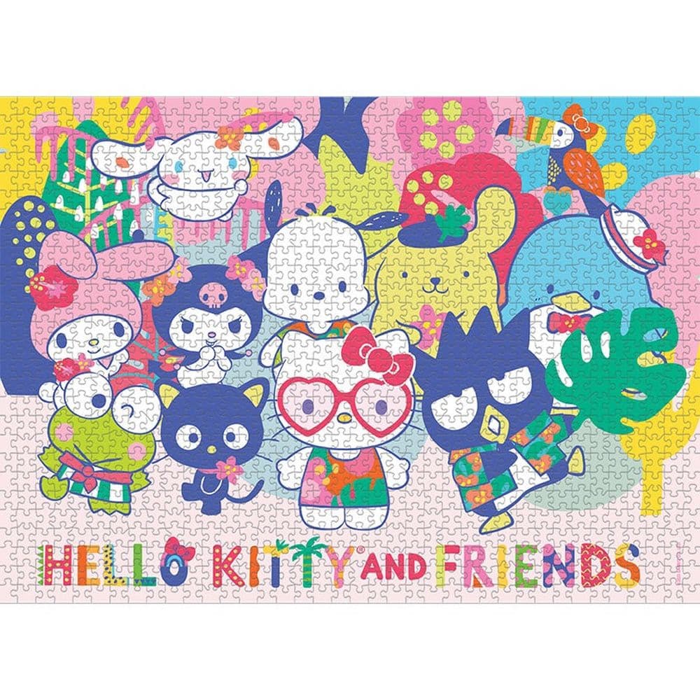 Hello Kitty Tropical 1000 Piece Puzzle Second Alternate Image
