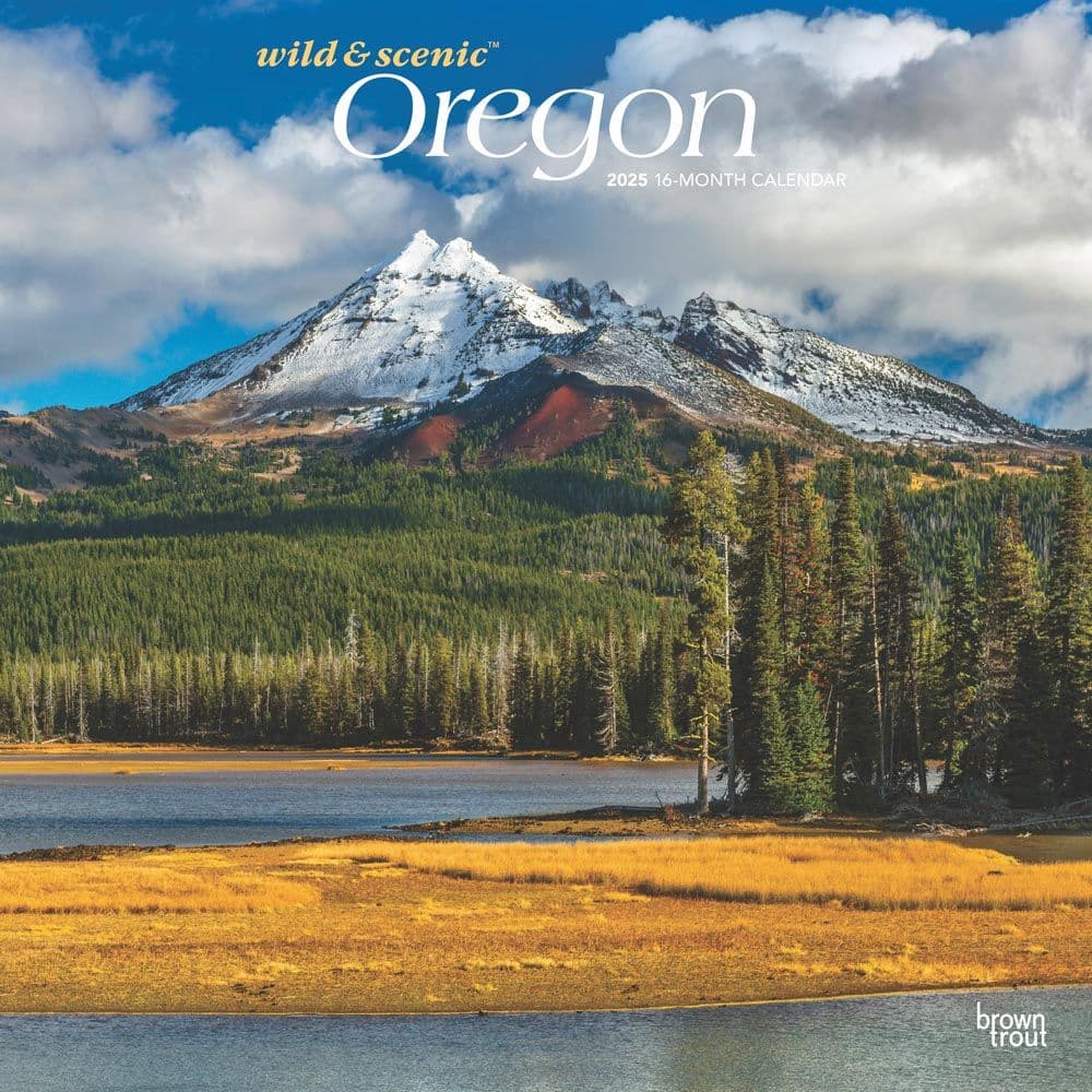 Oregon Wild and Scenic 2025 Wall Calendar Main Product Image width=&quot;1000&quot; height=&quot;1000&quot;