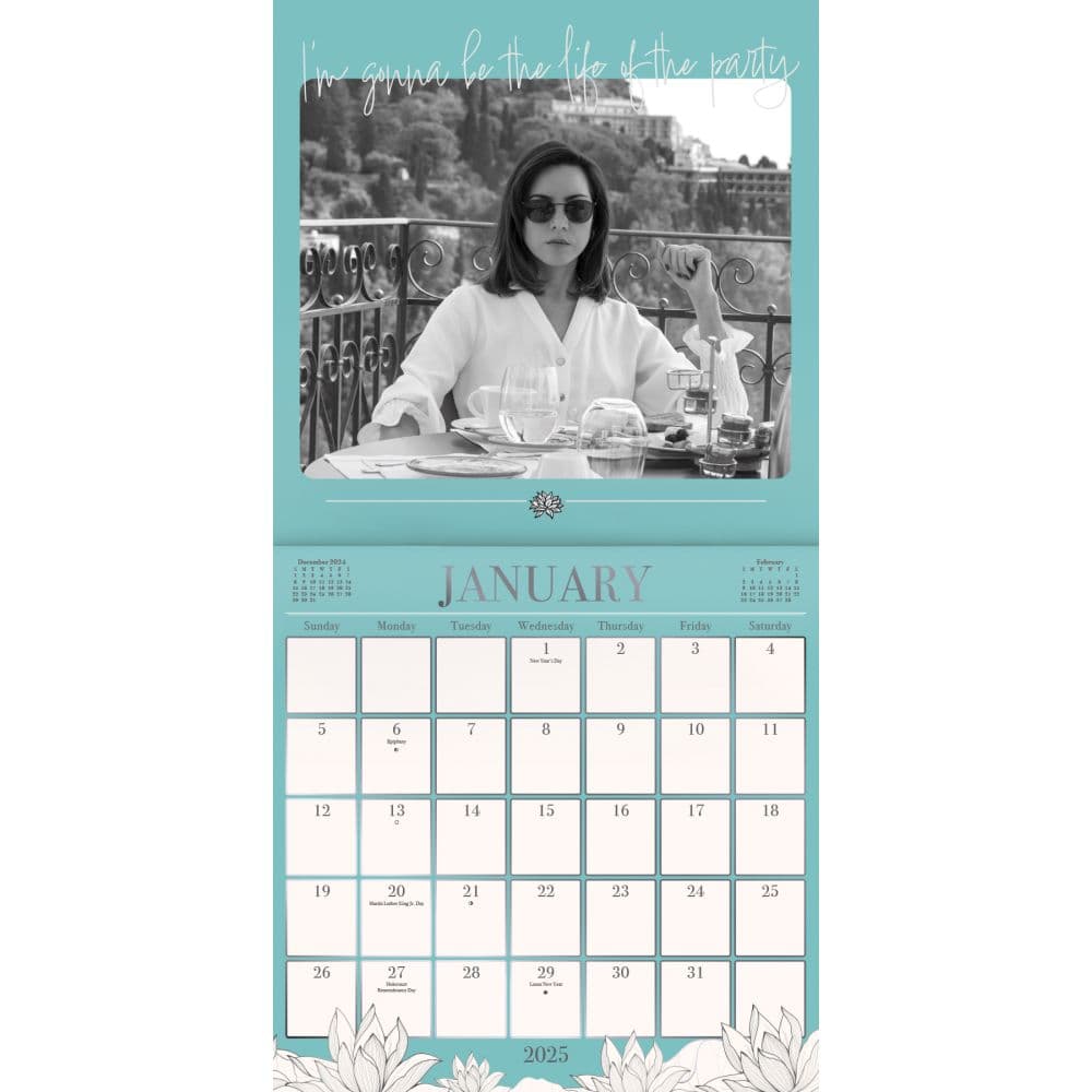 White Lotus 2025 Wall Calendar Second Alternate Image width=&quot;1000&quot; height=&quot;1000&quot;