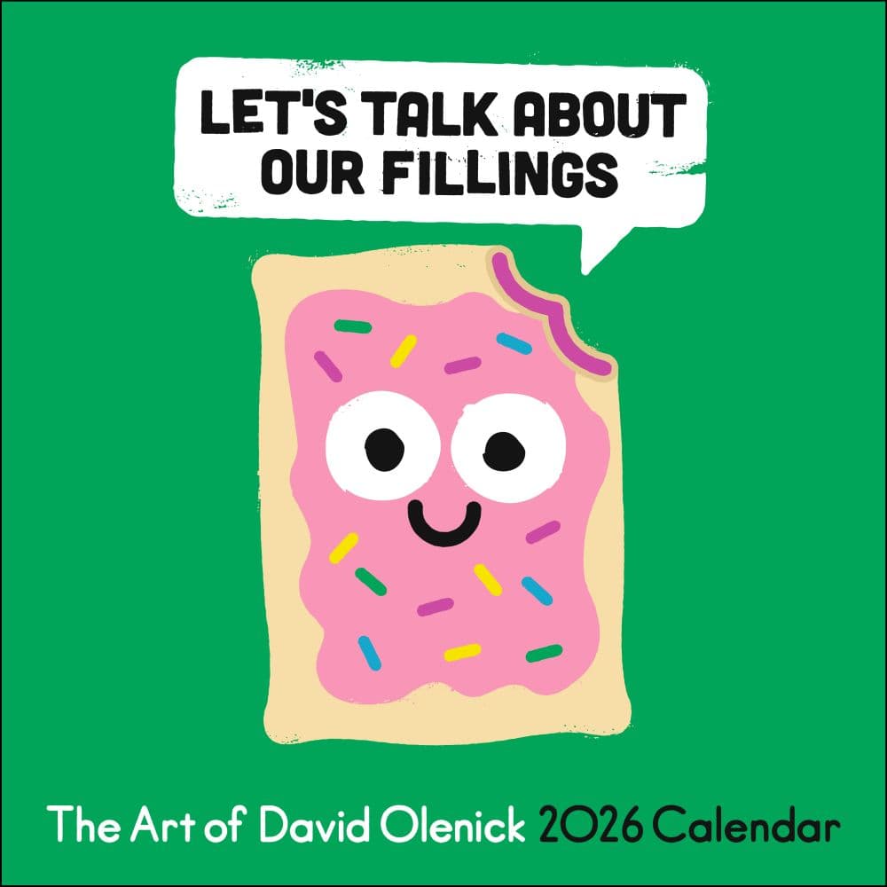 The Art of David Olenick 2026 Wall Calendar Main Image