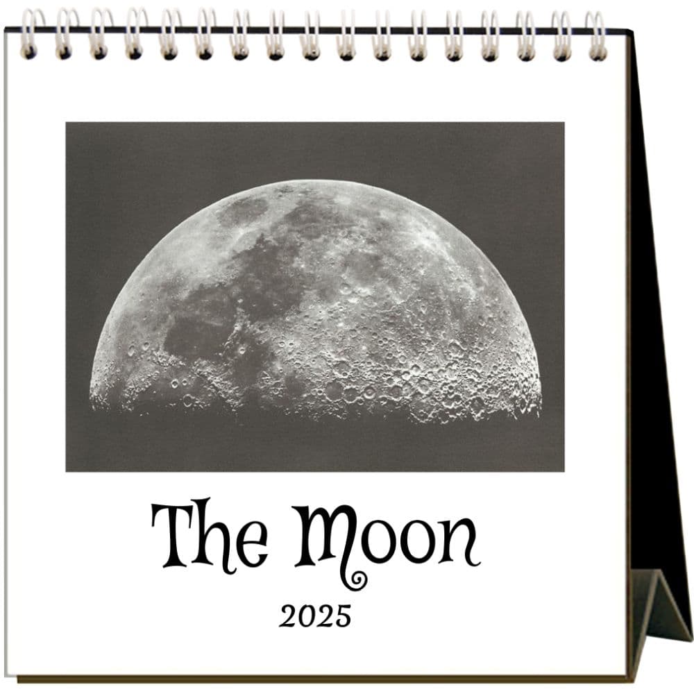 Moon 2025 Easel Desk Calendar Main Image