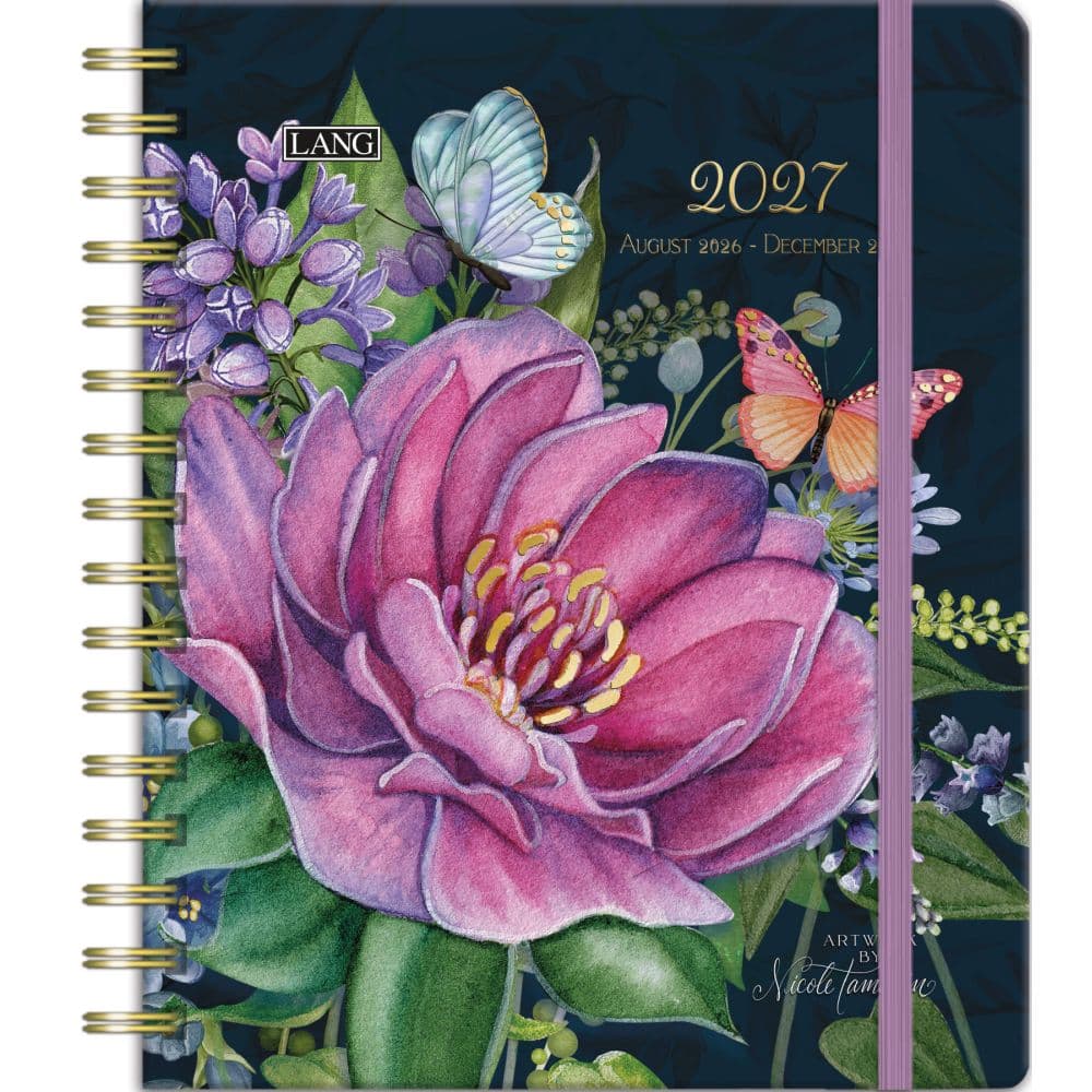 Midnight Garden Deluxe 2027 Planner by Nicole Tamarin - Calendars.com