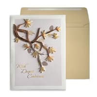 image Pine Tree Quilled Sympathy Card
