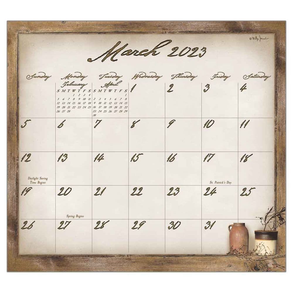 Simple Treasures 2023 Magnetic Wall Calendar - Calendars.com