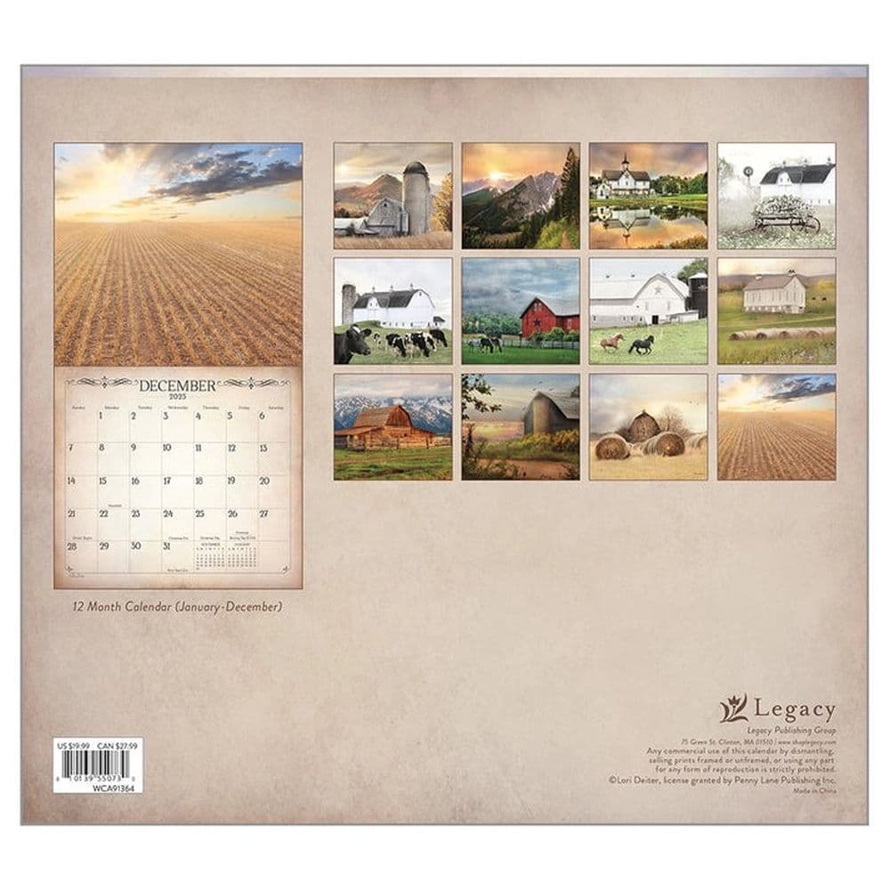 Land That I Love 2025 Wall Calendar First Alternate Image width=&quot;1000&quot; height=&quot;1000&quot;