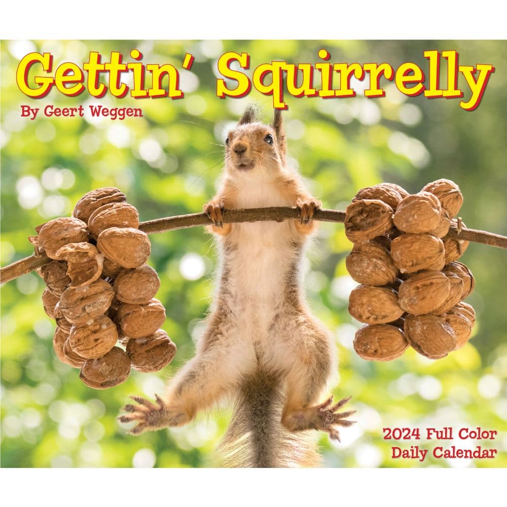 Getting Squirrelly 2024 Desk Calendar