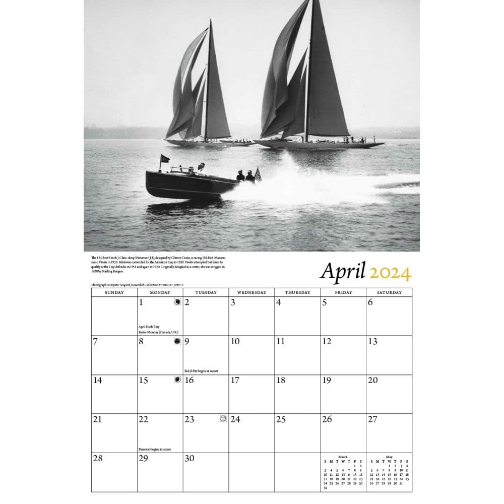 Art of the Boat Mystic Seaport 2024 Wall Calendar Second Alternate Image width=&quot;1000&quot; height=&quot;1000&quot;