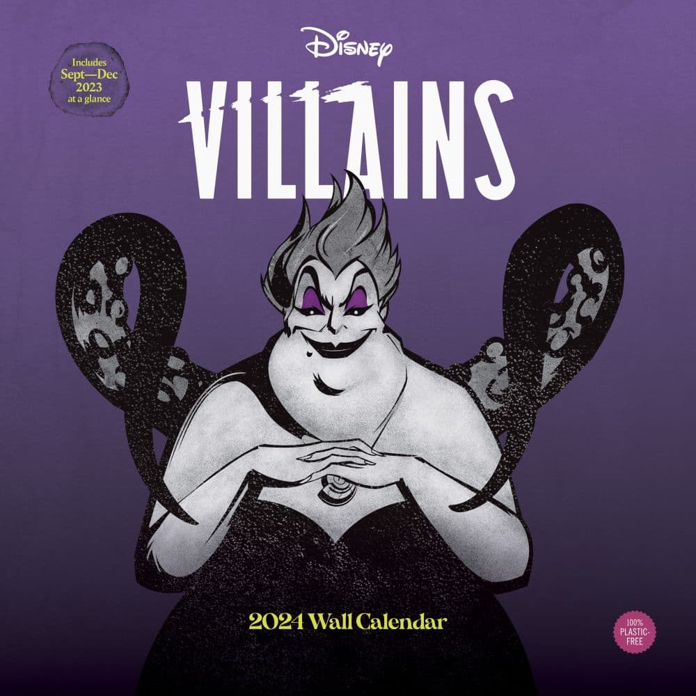 Disney Villains 2025 Wall Calendar