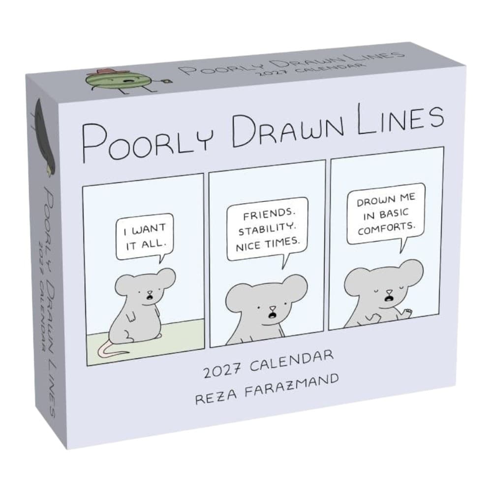 Poorly Drawn Lines 2027 Desk Calendar Main Product Image