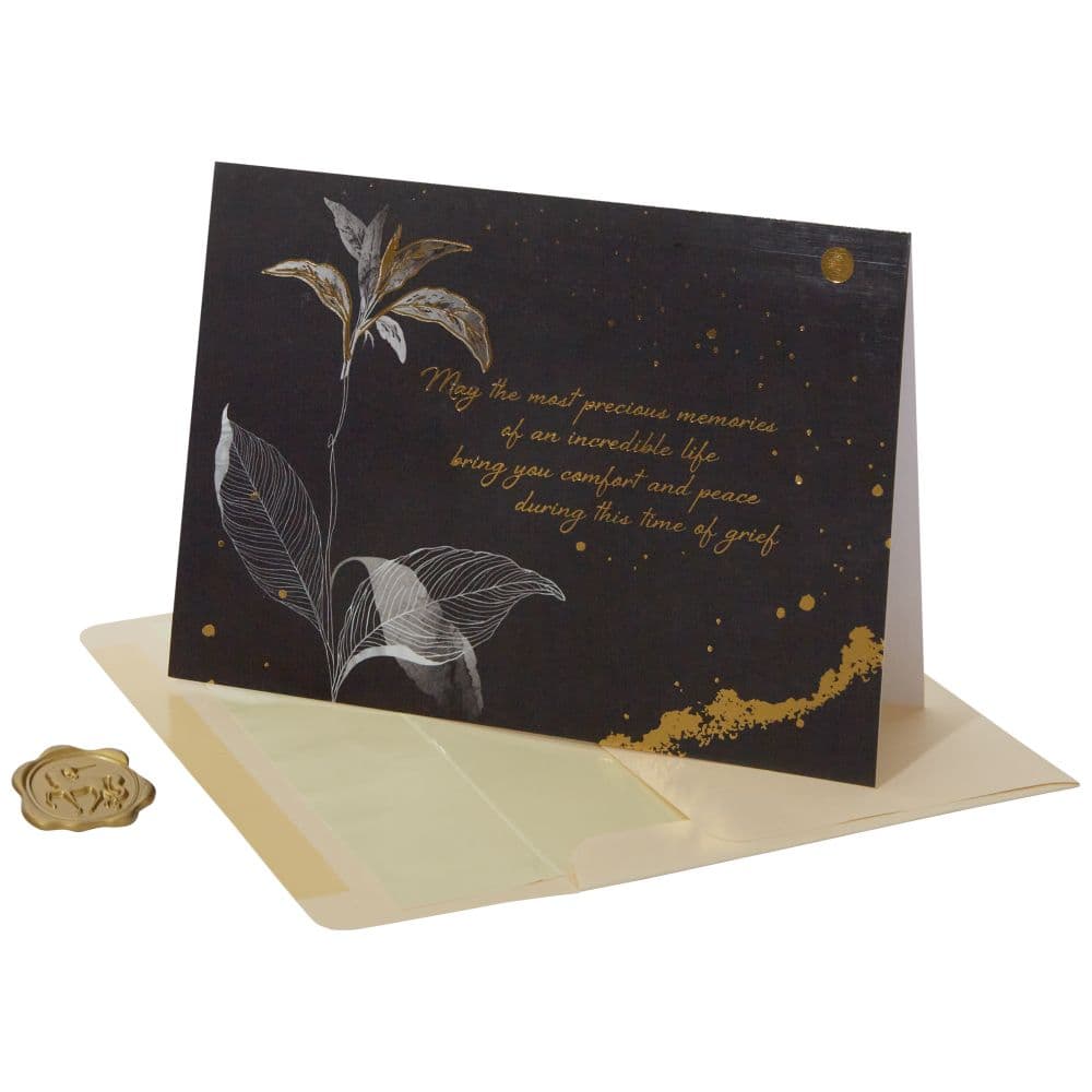 Fine Art with Gold Sympathy Card Sixth Alternate Image width=&quot;1000&quot; height=&quot;1000&quot;