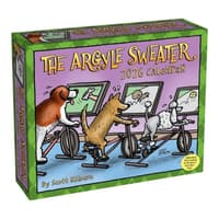 image Argyle Sweater 2026 Desk Calendar Main Product Image