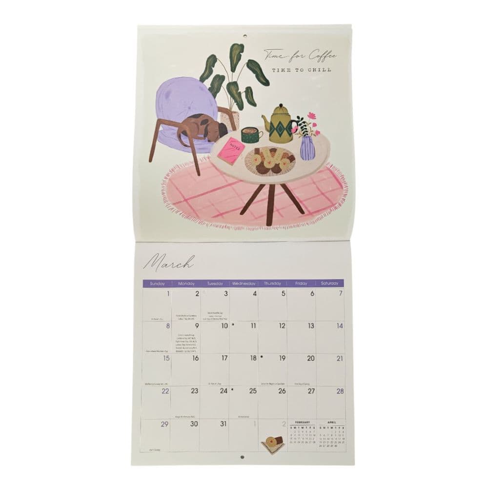 But First Coffee 2026 Wall Calendar Fifth Alternate Image