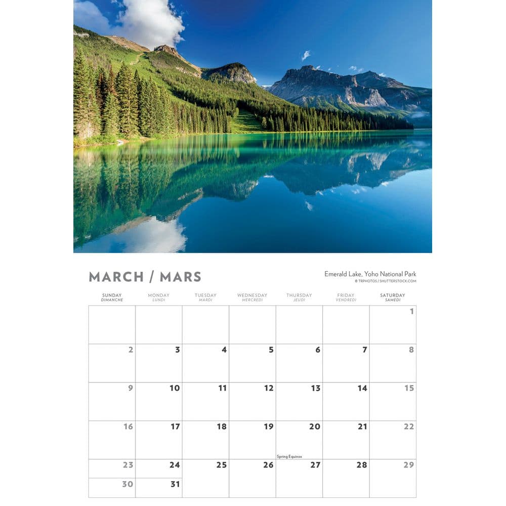 Canadian Rockies 2025 Pocket Planner