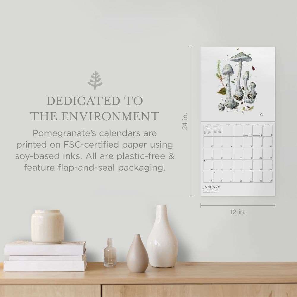 Mushrooms Viazmensky 2026 Wall Calendar Second Alternate Image
