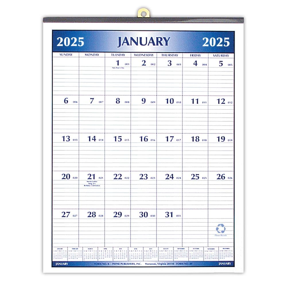 Magnetic Office 2025 Wall Calendar - Calendars.com