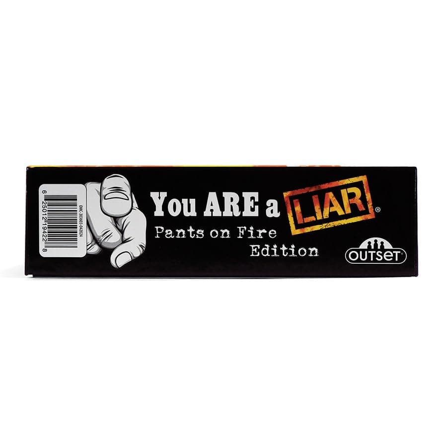 You Are a Liar Pants on Fire Game side of box