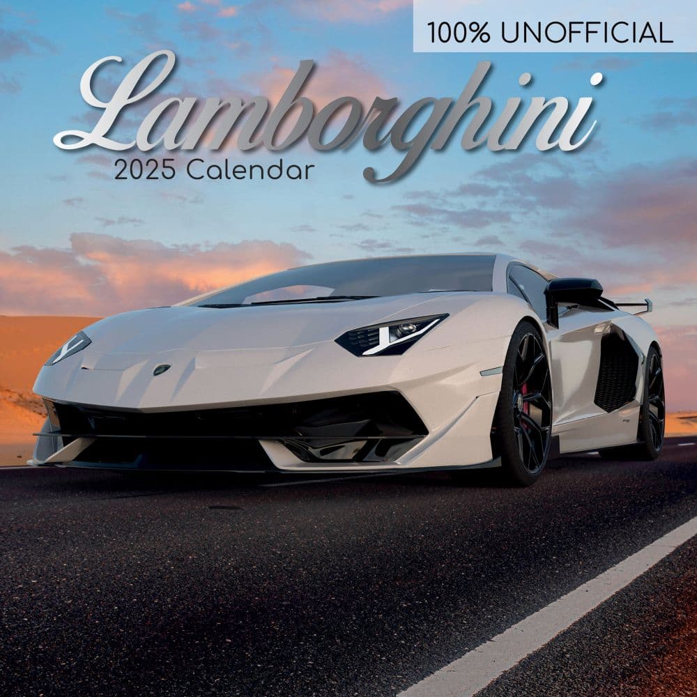 Lamborghini 2025 Wall Calendar Main Product Image width=&quot;1000&quot; height=&quot;1000&quot;