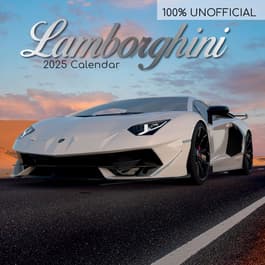 Lamborghini 2025 Wall Calendar