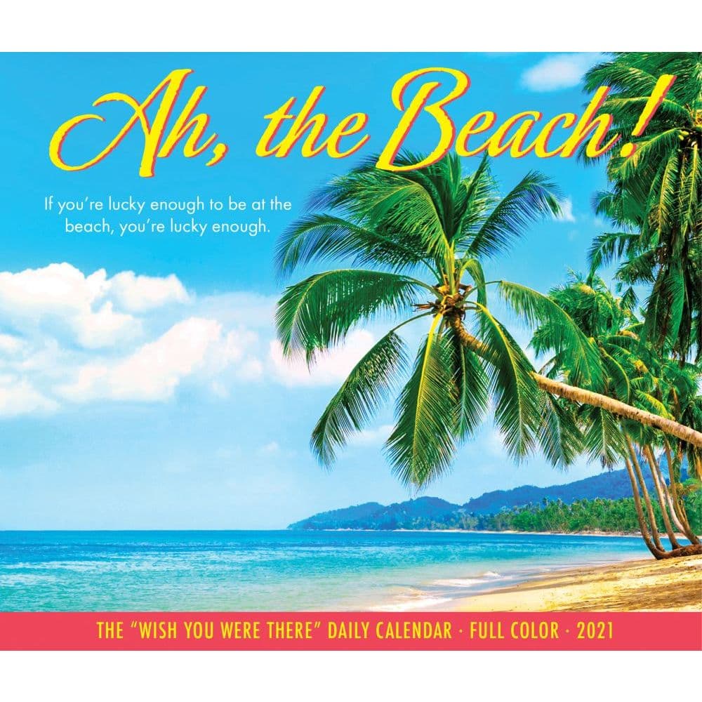 Ah, The Beach Desk Calendar