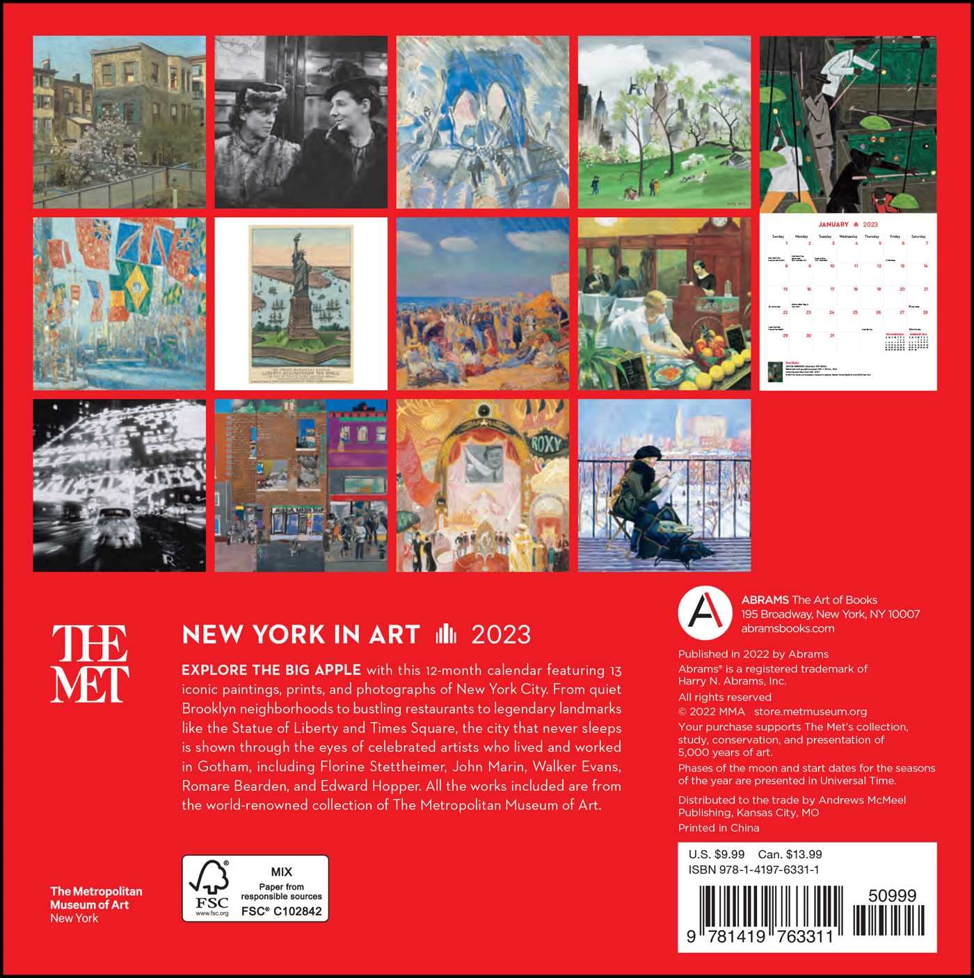 Ou Calendar 2023 New York In Photos Met 2023 Mini Wall Calendar - Calendars.com