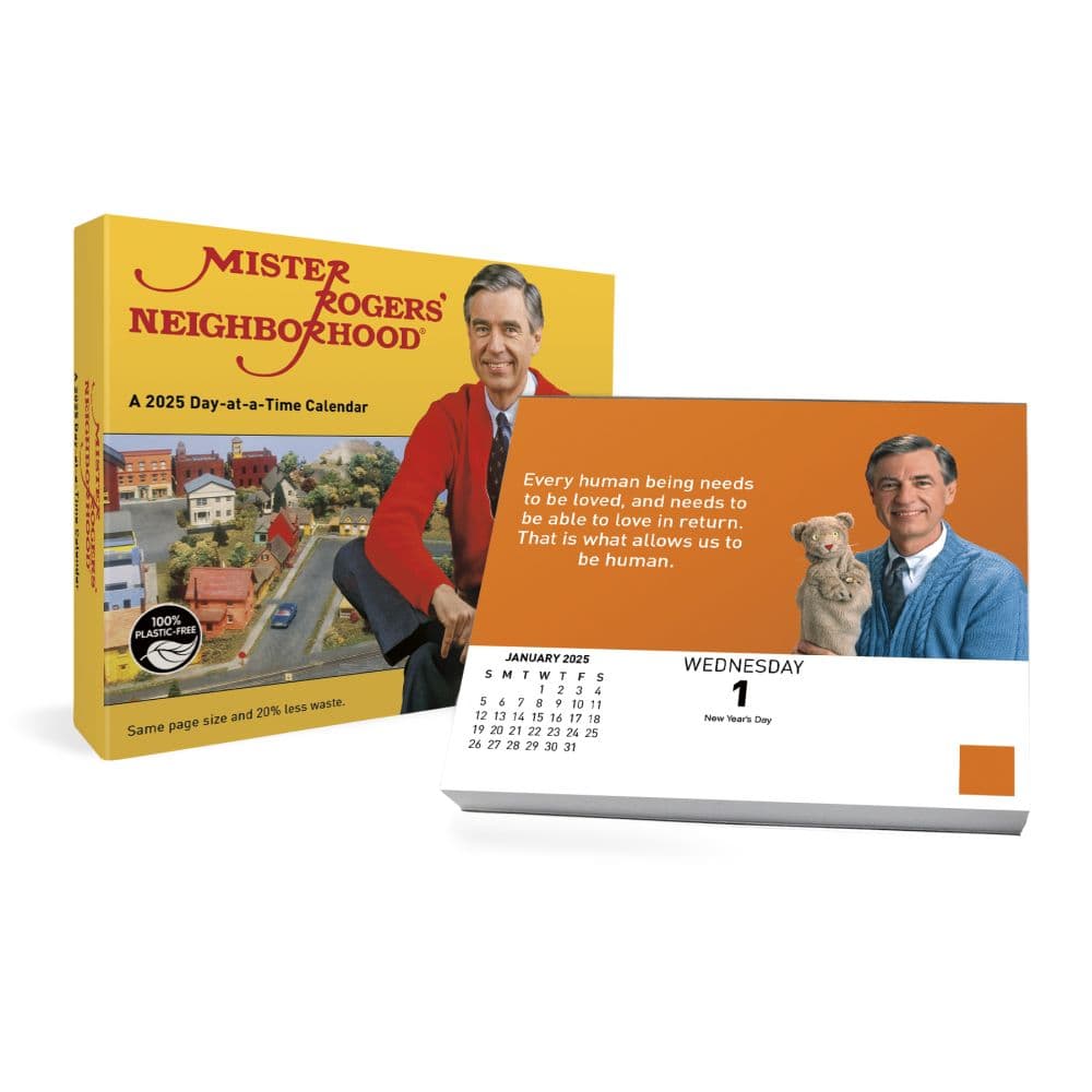 Mister Rogers 2025 Desk Calendar