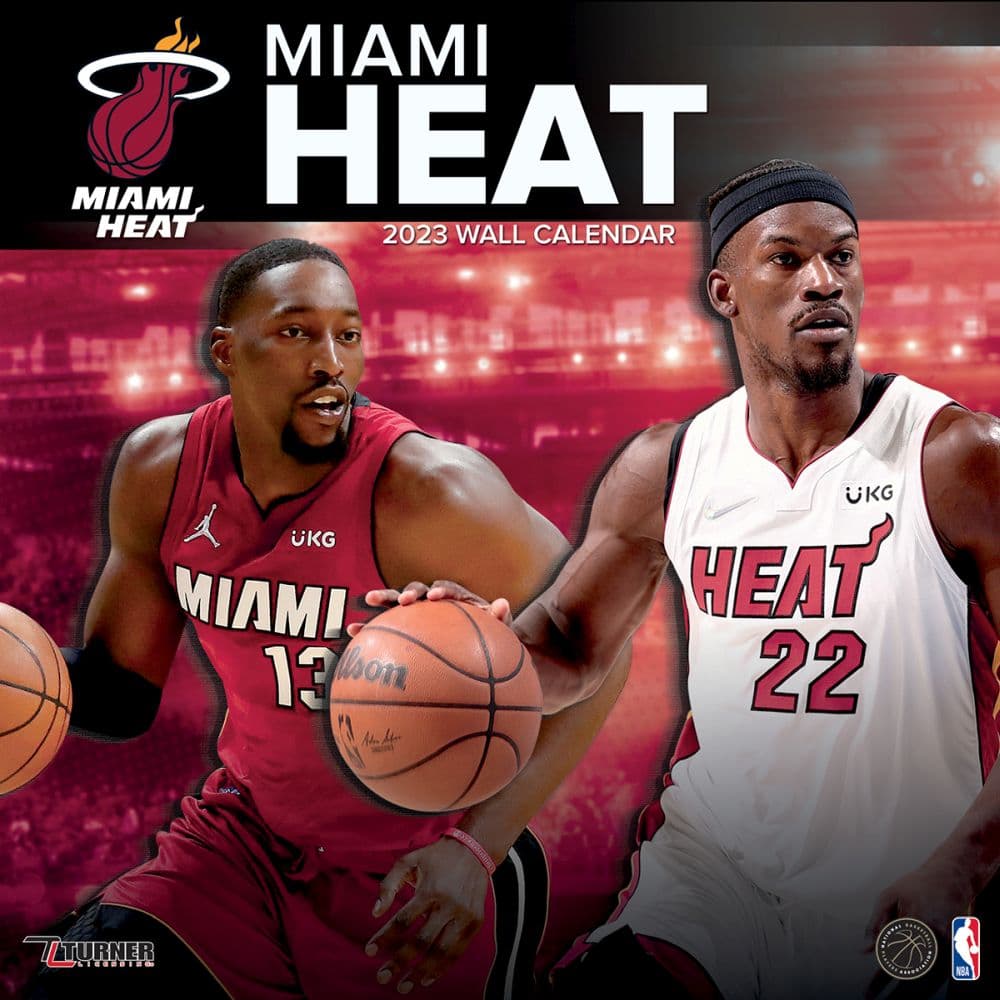 NBA Miami Heat 2023 Wall Calendar by Turner Licensing Calendars For All