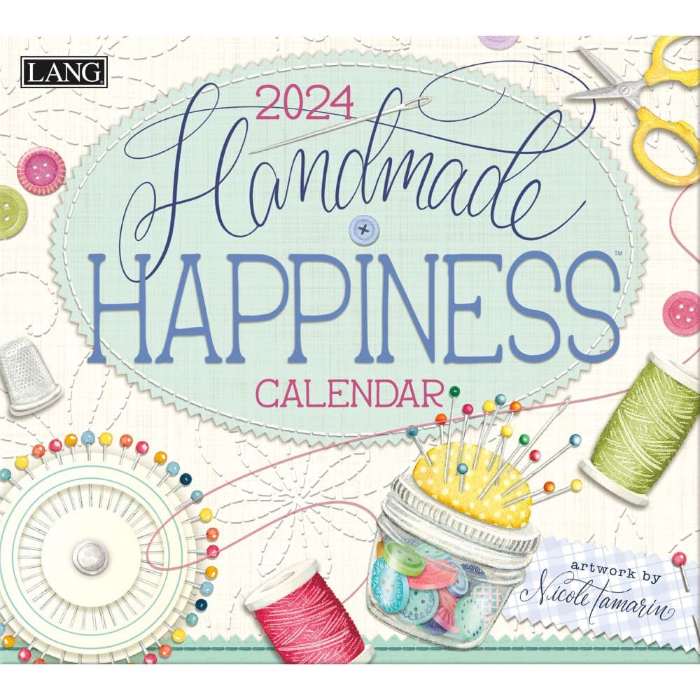 Handmade Happiness 2025 Wall Calendar