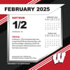 image COL Wisconsin Badgers 2025 Desk Calendar Second Alternate Image