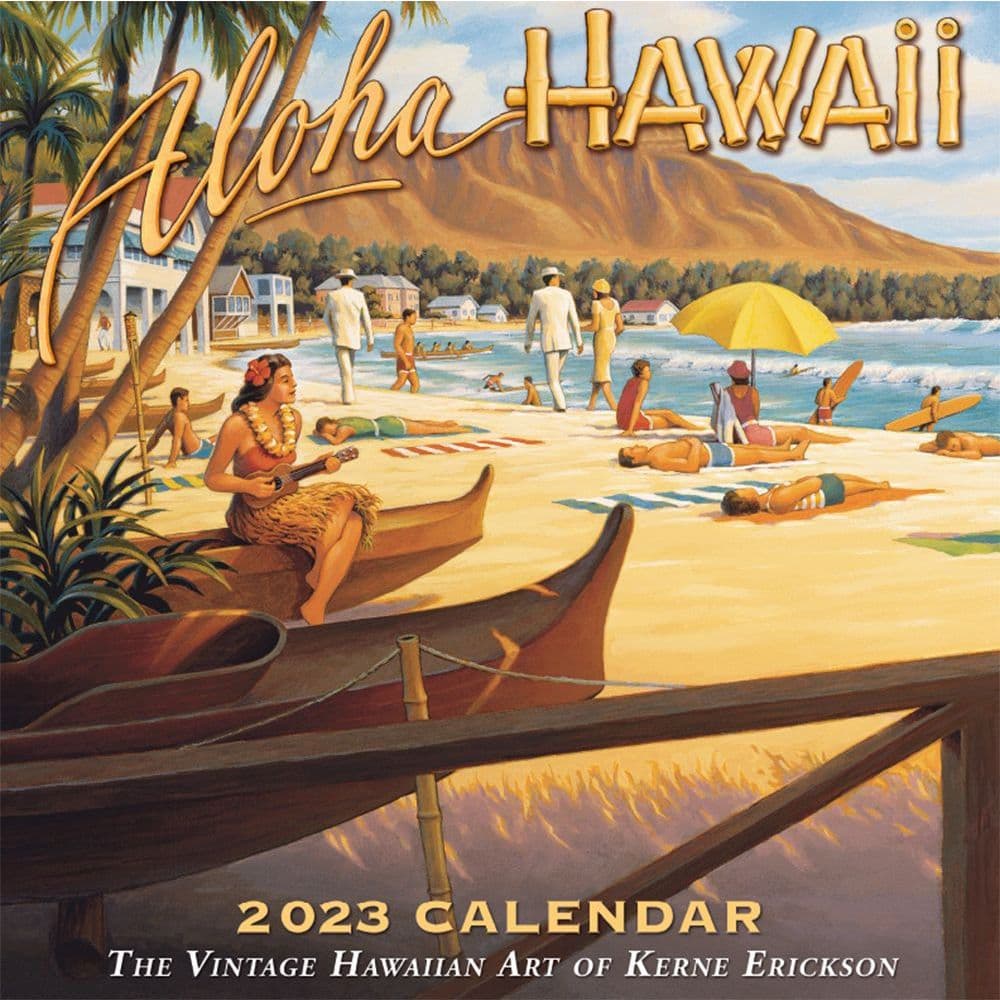 2023 Calendar With Hawaii Holidays Hawaii 2023 Wall Calendar Calendars Com