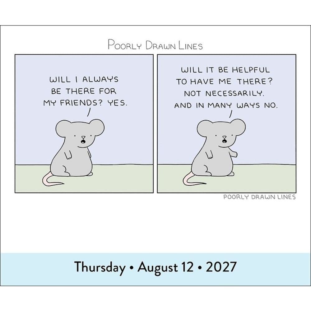 Poorly Drawn Lines 2027 Desk Calendar Fourth Alternate Image