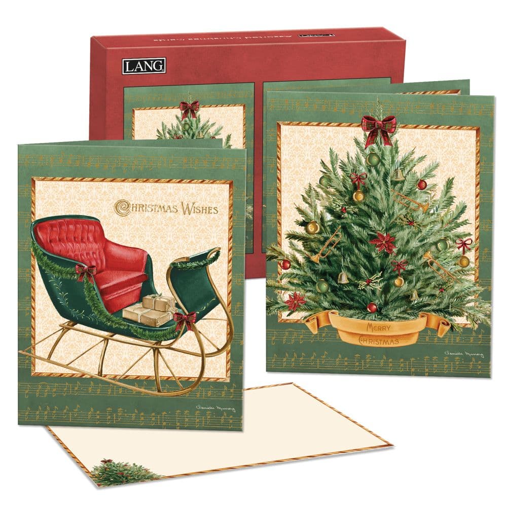 Classic Cheer Boxed Christmas Cards Seventh Alternate Image