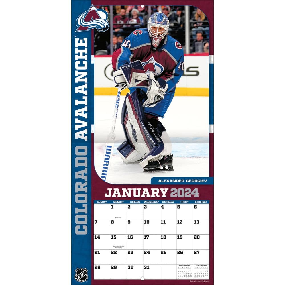 Colorado Avalanche 2024 Wall Calendar