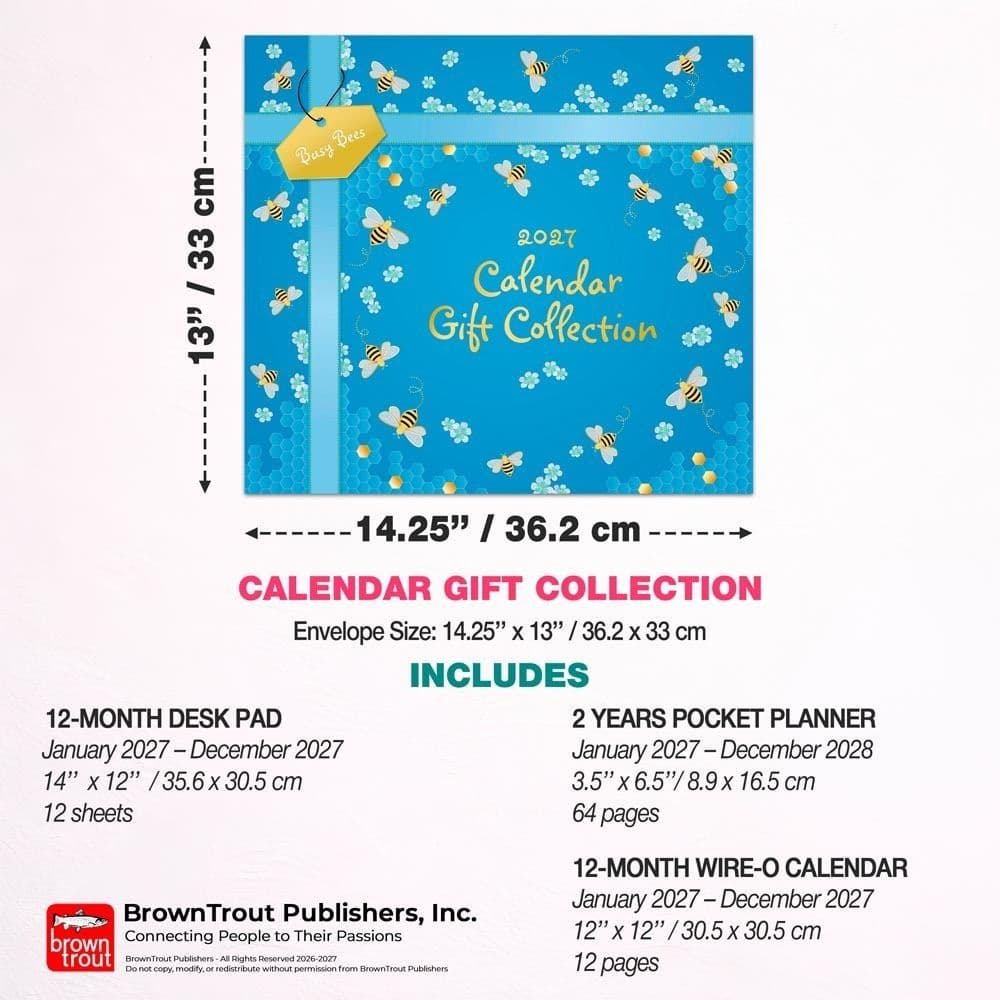 Busy Bees 2027 Calendar Gift Collection Sixth Alternate Image