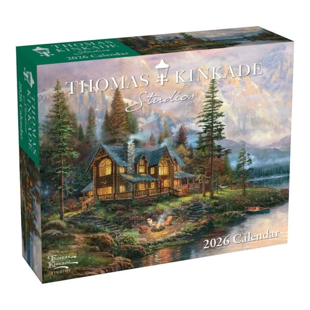 Thomas Kinkade Painter of Light 2026 Desk Calendar Main Product Image
