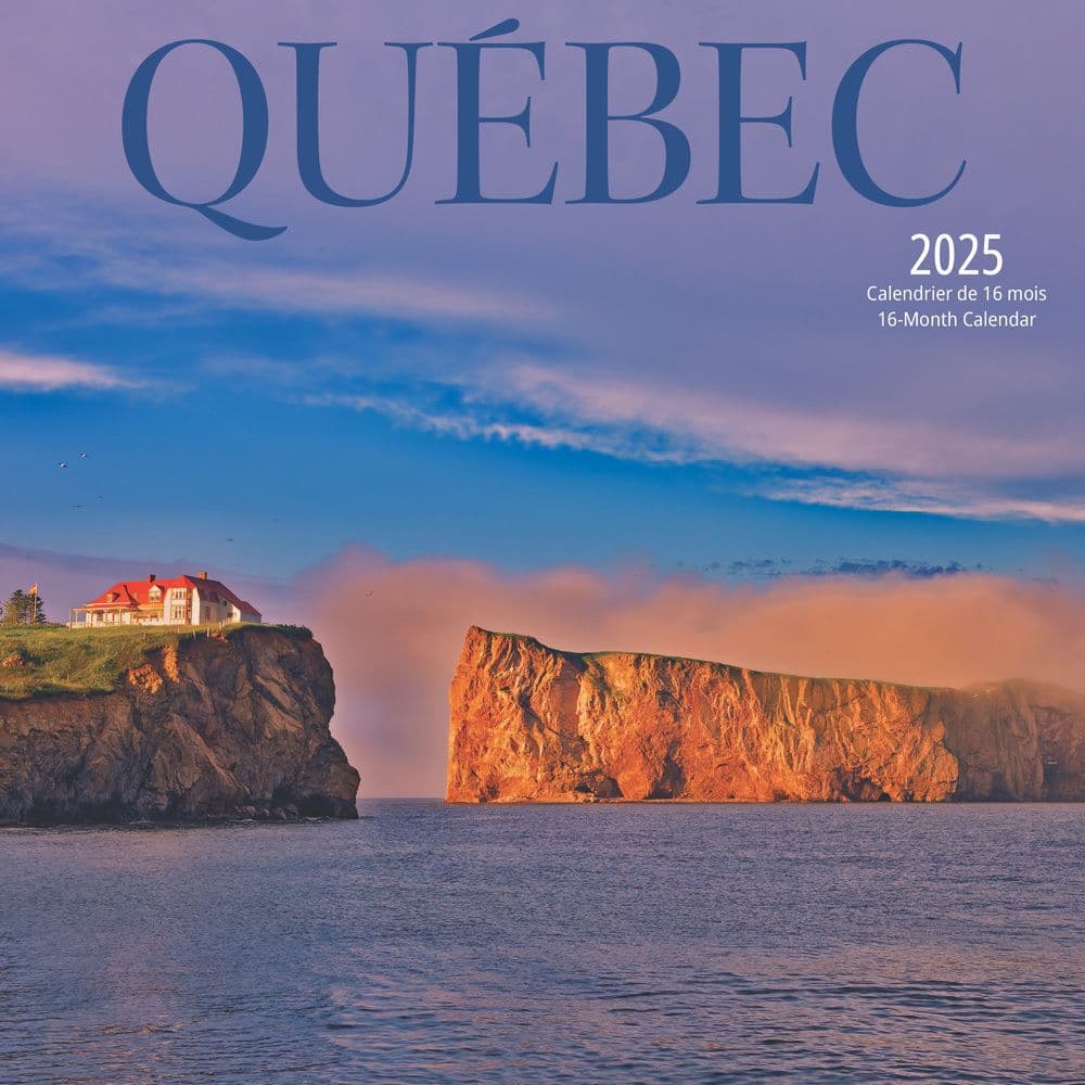 Quebec 2025 Mini Wall Calendar Main Image